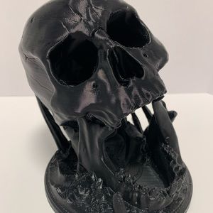 DND skull dice tower 3D printed